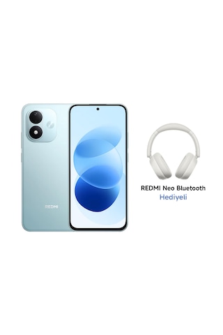 Xiaomi Redmi Note 17 4G 6 GB 256 GB (Xiaomi Türkiye Garantili) Mavi+Xiaomi Redmi Neo Bluetooth 5.4 Kulaküstü Beyaz Kulaklık