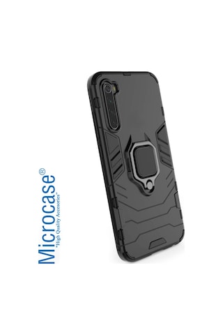 Microcase Realme 6 Batman Yüzük Standlı Kılıf