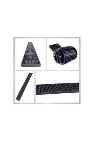 8x60 Cm. Mat Siyah Renk Büyük Bar Lastiği Cin380 Diğer
