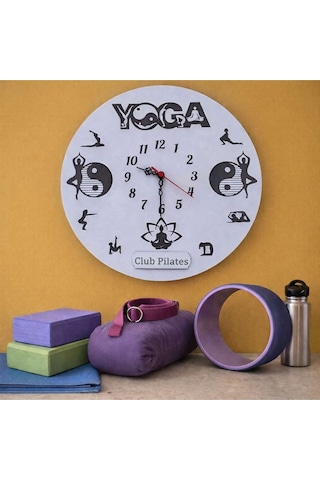 Yoga İçin Yeni Tasarım Modern Duvar Saati Şık Ve Kalite Bir Arada No:a114 Siyah