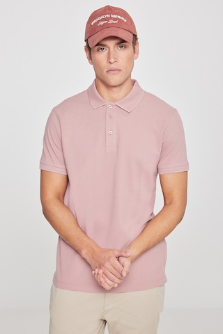 AC&Co / Altınyıldız Classics Altinyildiz Classics Erkek Gül Kurusu Slim Fit Dar Kesim Polo Yaka %100 Pamuk Tişört 4A4820200001GULXXL Gülkurusu
