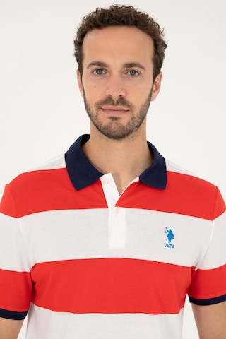 U.S. Polo Assn. Erkek Regular Fit Polo Yaka Kırmızı Tişört 50288503-VR030