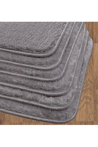 My Evilla Sandalye Minderi 6'Lı 40X40 Açık Gri