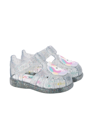 Igor Tobby Unicornio Kız Çocuk Şeffaf Sandalet S10341-386 Şeffaf