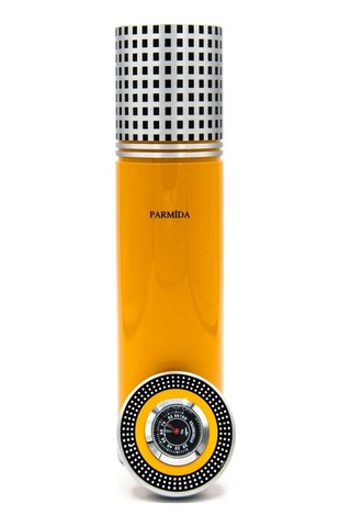 Parmida Sarı Seyahat Tipi Humidor Puro Kutusu