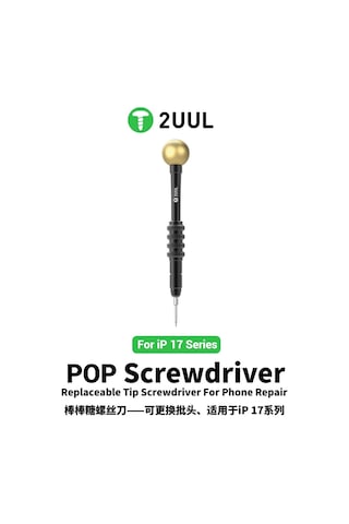 2uul Sd87 Pop Değiştirilebilir Uçlu Apple Uyumlu iPhone 17 Serisi Tornavida