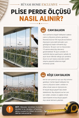 Tül Serisi Plise Perde Açık Gri Kumaş + Gri Profil Kasa Cam Balkon Perdesi