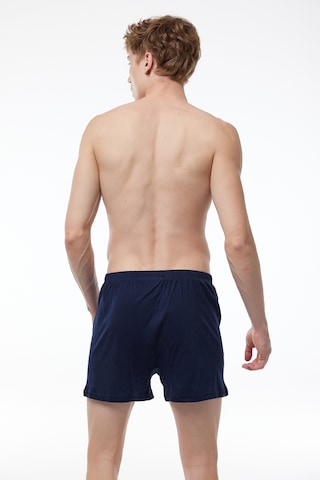 Malabadi Erkek Lacivert Geniş Kalıp Büyük Beden Boxer %100 Pamuk Battal Boy Mb24 4xl/5xl/6xl/7xl Lacivert
