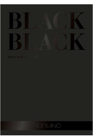 Fabriano Black Black Blok Defter A4 300 G Siyah Nf19100390