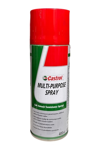 Castrol Çok Amaçlı Temizleme Spreyi 400ml 12x1 Koli 12 Adet Castrol Çok Amaçlı Temizleme Spreyi 400ml 12x1 Koli 12 Adet