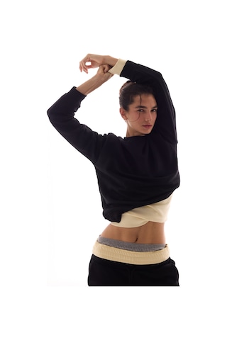 Penti Siyah Oversize Active Sweatshirt