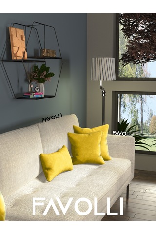 Br Favolli Kadife Dokulu Hint Sarısı Kırlent Kılıfı Dream Serisi Punch Için Uygun Gizli Fermuar Hint Sarısı