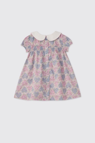 Panço Liberty Kumaş Çiçek Desenli Yenidoğan Elbise Mor 5621GN26002