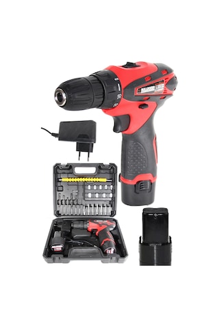 Bulldozer Redrag Çift Akülü 24 Setli Şarjlı Vidalama Taşıma Çanta