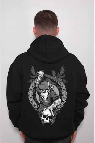 Skull Gang Beyzbol Sopası Kuru Kafa Sweatshirt Unisex Kapüşonlu Hoodie 001