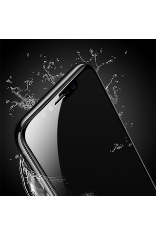 Wk Apple Uyumlu iPhone 12 Pro Max 6.7 Kingkong Curved Tempered Cam Ekran Koruyucu Siyah