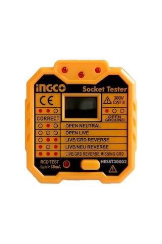 Ingco HESST30002 Soket Test Cihazı