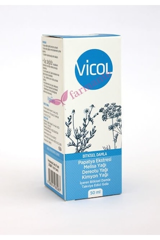 Vicol Bitkisel Damla 50   ML