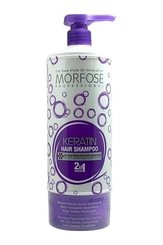 Morfose 2 in 1 Keratin Mor Şampuan 1 L