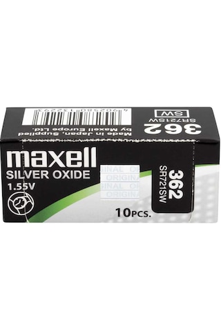 Maxell 362 SR721SW Hafıza Saat Pili 10'lu