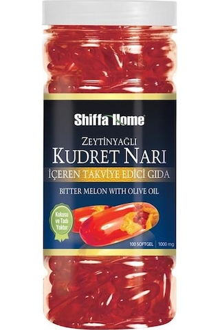 Aksu Vital Shiffa Home Kudret Narı 1000 MG 100 Kapsül