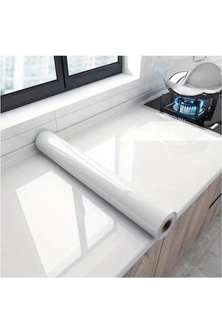 Trendooze Gaojunshop01 Su Geçirmez Duvar Kağıdı, 15.75x78.74 Inç, Beyaz, Kullanışlı Renk Seçenekleri