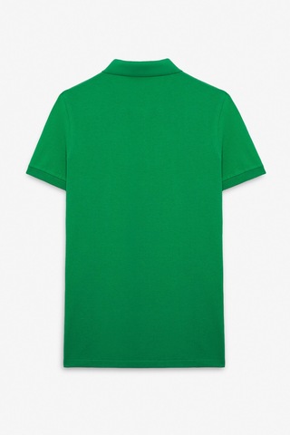 Grımelange Skyloom Erkek %100 Pamuk Kısa Kollu Regular Fit Yeşil Polo Yaka T-shirt Yeşil