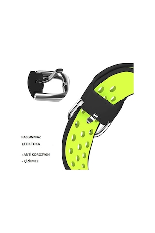Wozlo Apple Uyumlu Watch 1, 2, 3, 4, 5, 6, 7, 8, Se Nike Serisi Kordon S-m 42/44/45mm - Siyah Gri