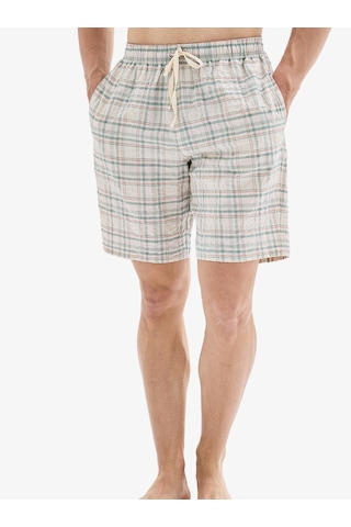 Erkek Pijama Altı Şort 40891 - Ekose Desenli Ekose Desenli