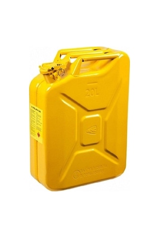 Knc Sarı Metal Yakıt Bidonu 20 Litre