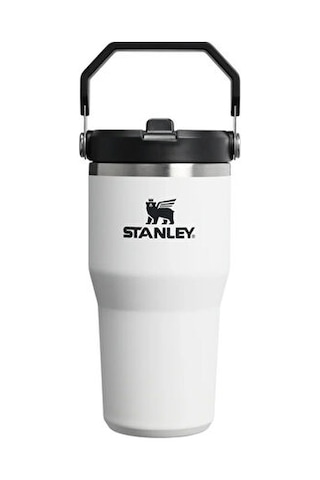 Stanley The Iceflow Flip Straw 2.0 Tumbler 0.60 L Pipetli Termos 10-13425-0117 Beyaz