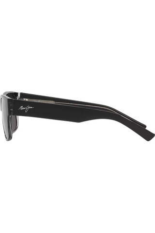 Maui Jim Mj 0873s 001 56 Unisex Kare Siyah Kemik Güneş Gözlüğü Siyah