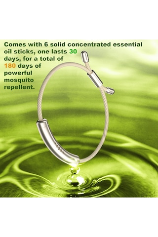 Kosona Bebekler İçin Dışarıda Kullanım Mosquitoyu Kovucu Bilezik - Gül Altın Rengi