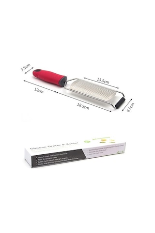 Createtech Limondaki Peynir Rendesi Paslanmaz Çelik Bıçak Peynir Dilimleyici Koruyucu Kapaklı Çikolata Kazıma Planyası Siyah