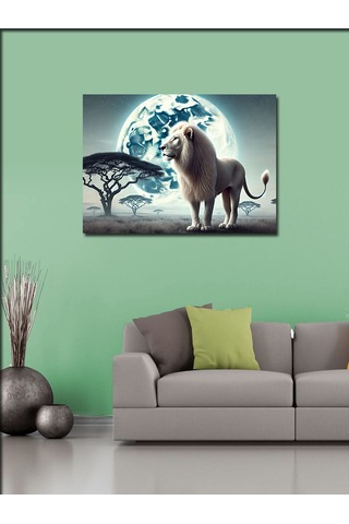 Kanvas Tablo Aslan Ve Afrika 70cmx100cm