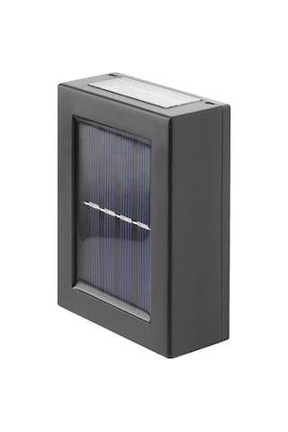 Upway Güneş Enerjili Çift Taraflı Dekoratif Duvar Lambası Solar Aplik 2 Adet Gün Işığı