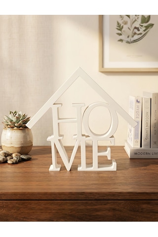 Dekoratif Home Yazılı Masa Üstü Obje Diğer