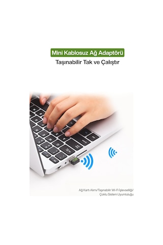 Usb Wifi Adaptör Kablosuz Wifi İnternet Alıcı Ağ Kartı Masaüstü Bilgisayar Pc 300 Mbps 802.11n 89387502