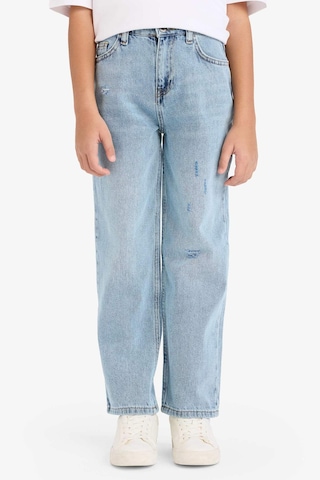Defacto Loose Fit Yırtık Detaylı Düz Paça Jean Pantolon Erkek Çocuk G6698a826spnm39 Mavi-nm39