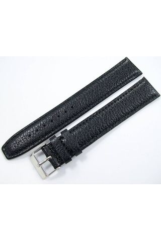 Bizon Deri Saat Kordonu 18Mm Xxl Siyah Uzun Saat Kayışı Kolçak (306281339)