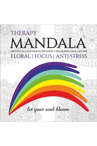 Mandala Therapy Yetişkinler İçin Koparılabilir Boyama Kitabı 300 Sayfa