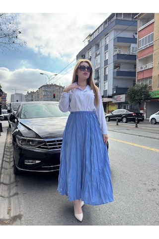 Kraş Etek Bebemavi Mavi