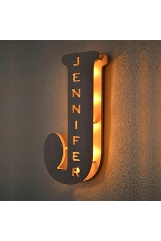 Honeybeeshop W 1 Adet Zouwıı Kisilesellestirilmis Led Duvar Gece Lambasi Ozel Isim Tarih Geri Donusturulmus Ahsap Usb Yatak Odasi Dekoru Ciftler Yil Donumu Hediyesi Ahşap