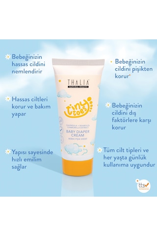 Thalia Calendula & Papatya Özlü Bebek Pişik Kremi 100ml