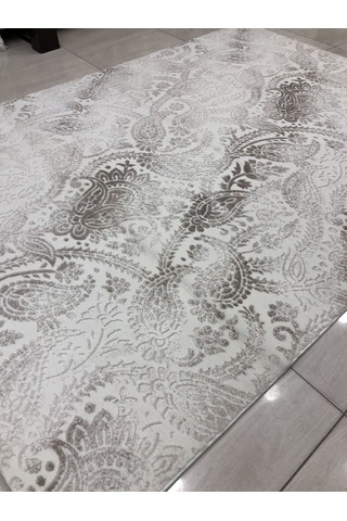 Flora Halı Troya 0727 A Krem 165X230 Beyaz Vizon 4 M2 Halı !