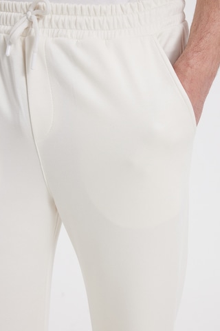 Tudors Erkek Ekru Baggy Fit Rahat Kesim Modal Kumaş Soft Doku Beli Bağcıklı Yan Cepli Eşofman Altı-46292