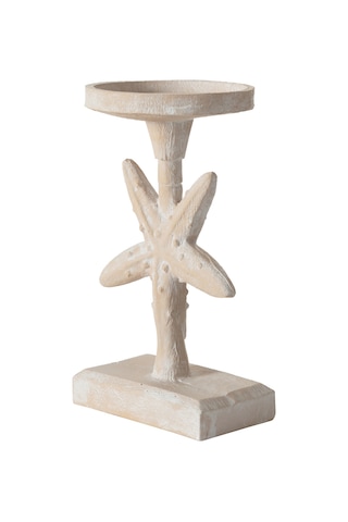 Mudo Home New Starfısh Mumluk Beyaz 12x10x20 Cm Diğer
