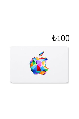 App Store 100 Tl Hediye Kartı Gift Card