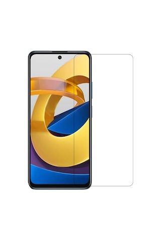 AnındaGelir Xiaomi Poco M4 Pro 4G Kırılmaz Ekran Koruyucu Temperli Cam