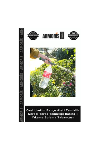 Özel Üretim Bahçe Aleti Temizlik Gereci Teras Temizliği Basınçlı Yıkama Sulama Tabancası